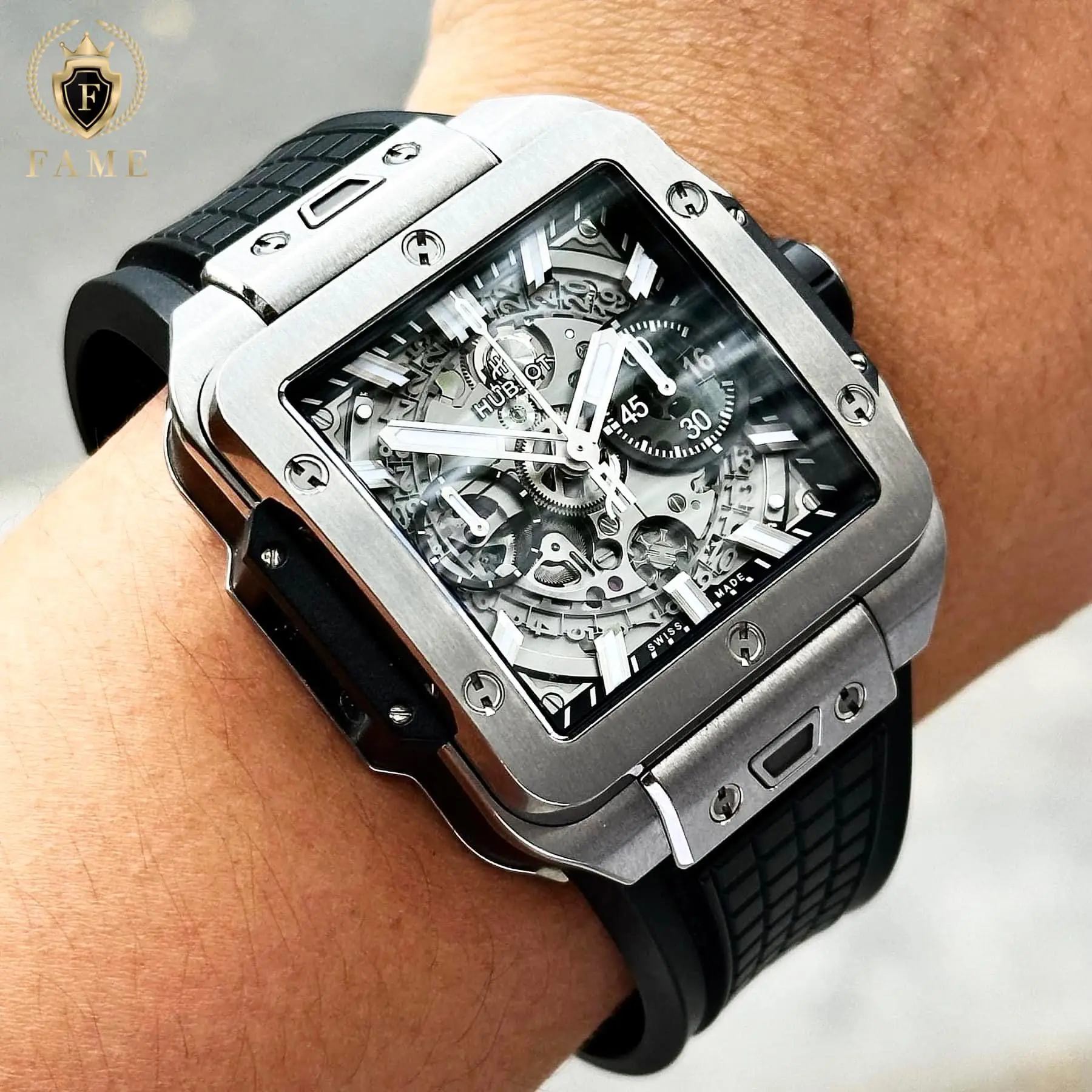 Đồng Hồ Hublot Big Bang Square Bang Unico Titanium 42mm