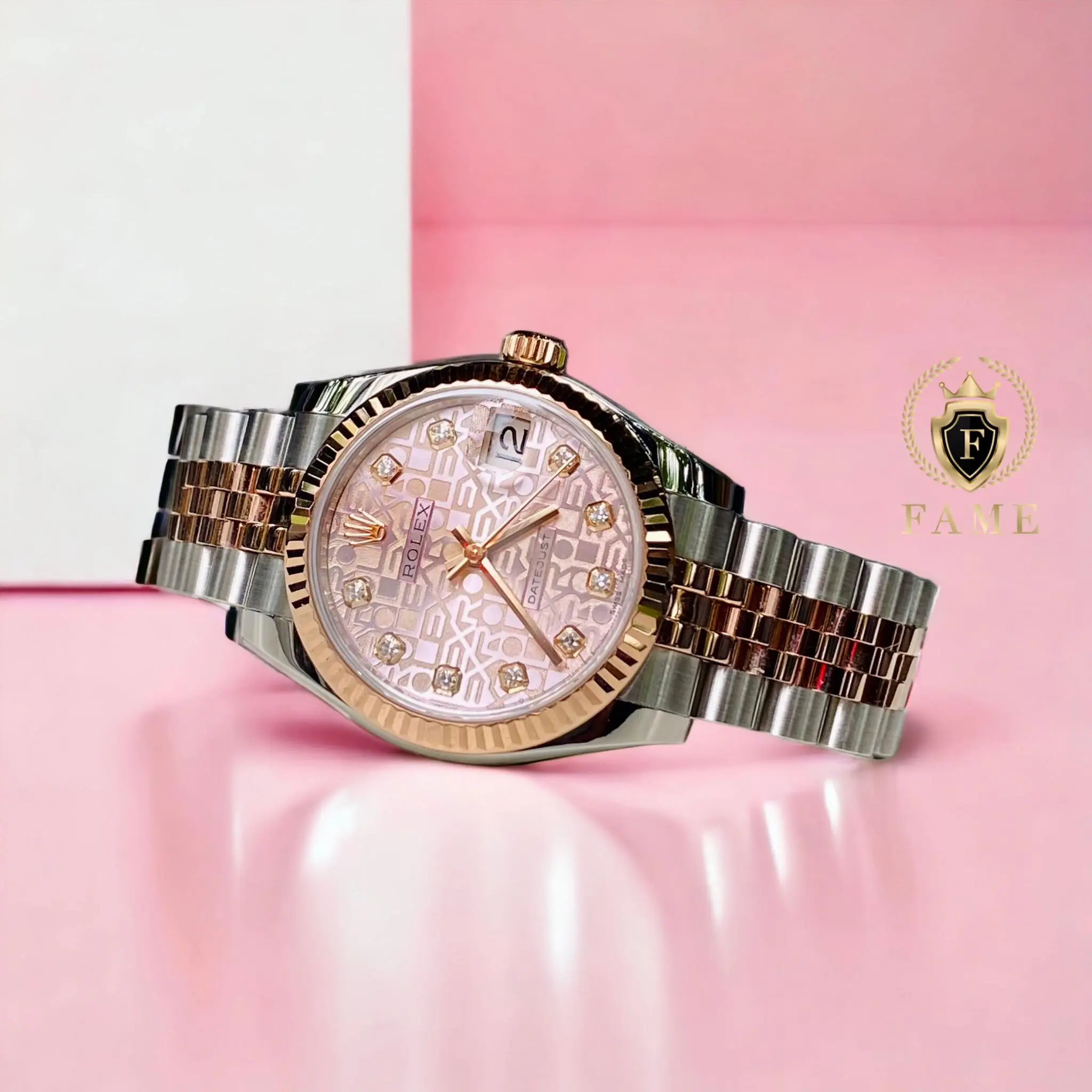 Đồng hồ Rolex Lady-Datejust 178271 31mm Vi Tính Hồng