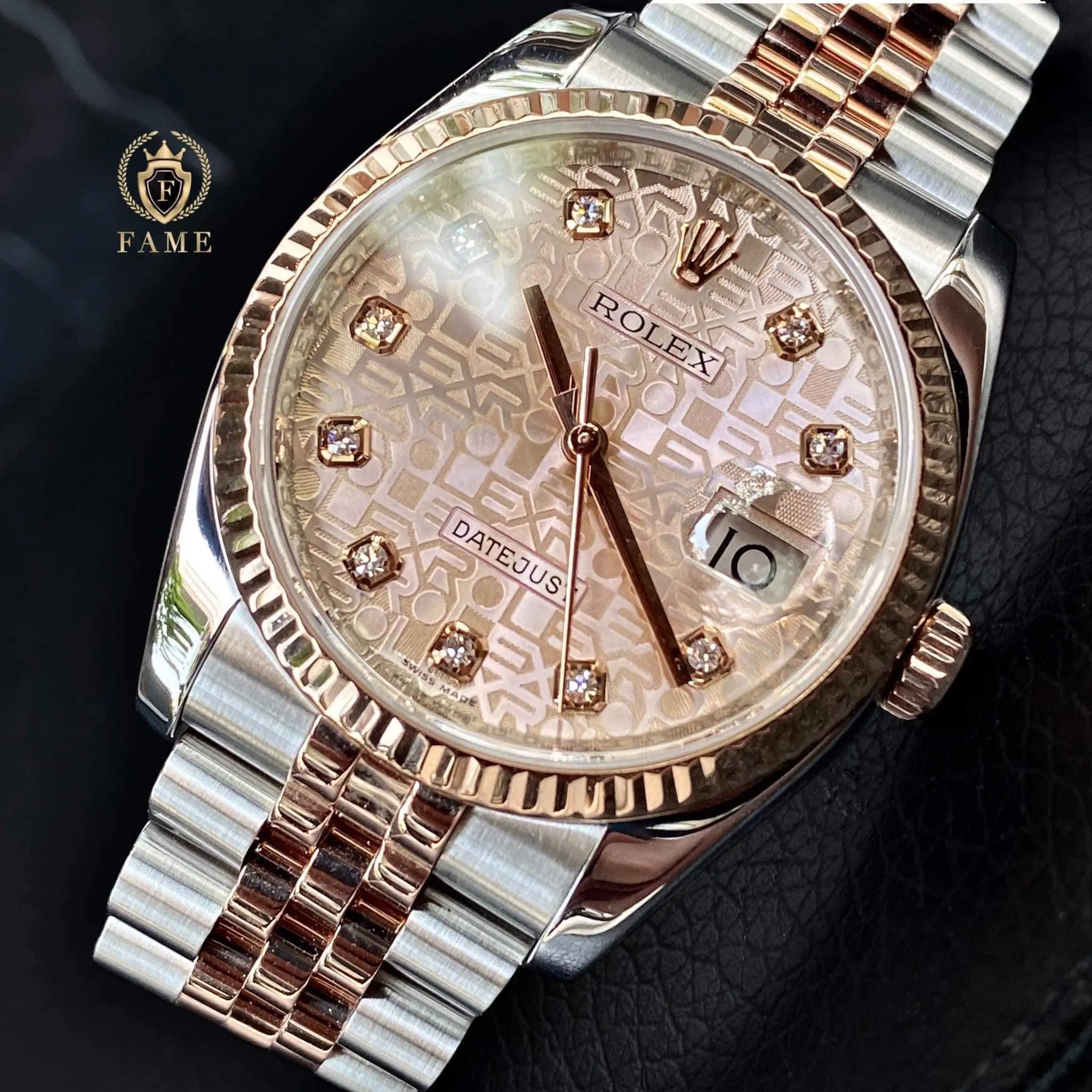 Rolex Datejust 116231 36mm Demi Rose Gold