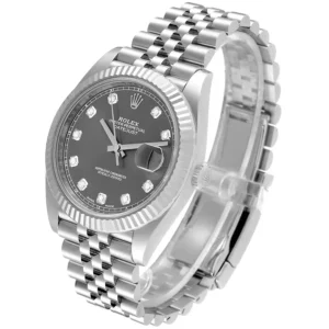 Đồng Hồ Rolex Datejust 126334 41mm Steel White Gold Diamond