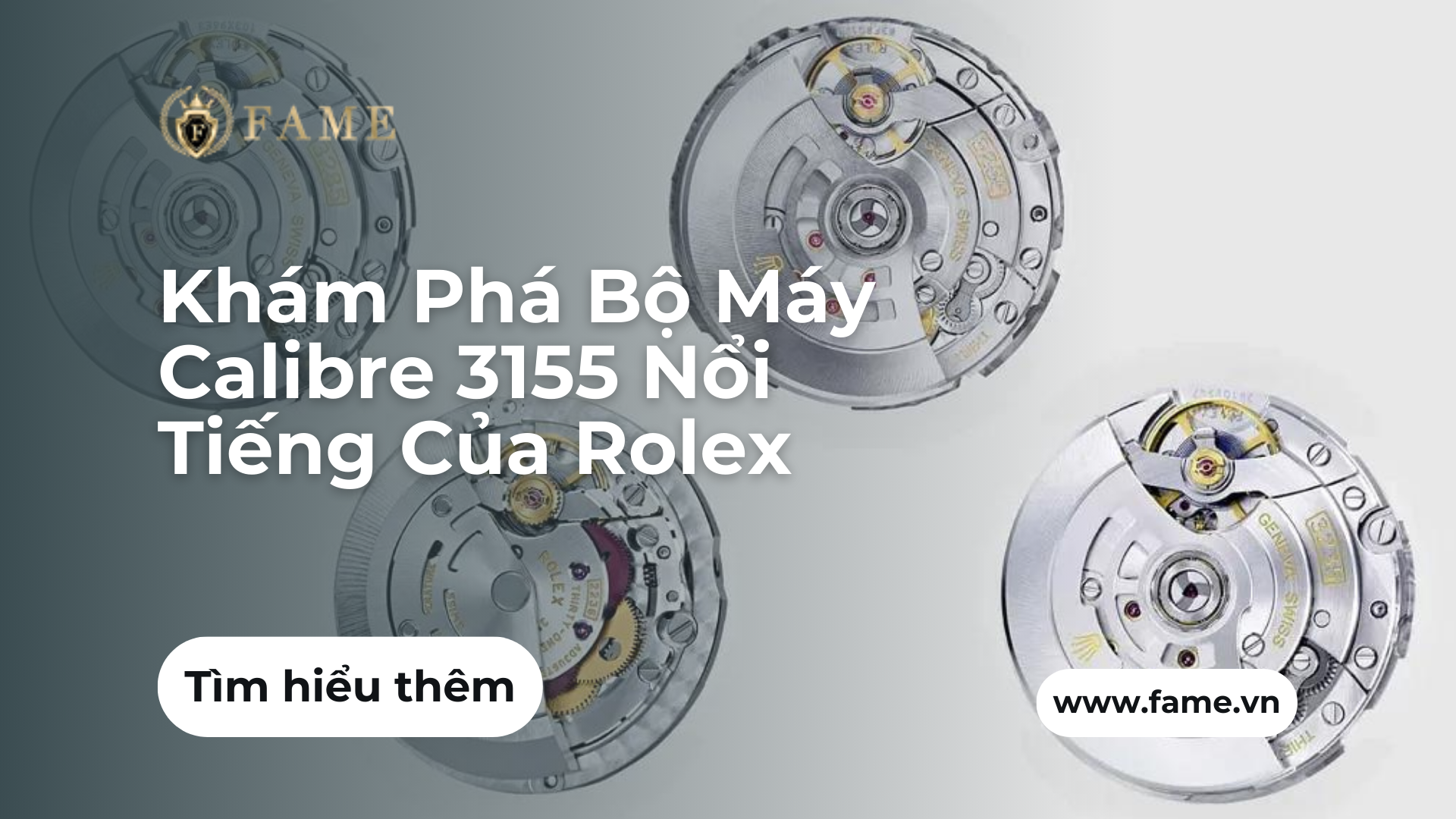 Khám Phá Bộ Máy Calibre 3155 Nổi Tiếng Của Rolex