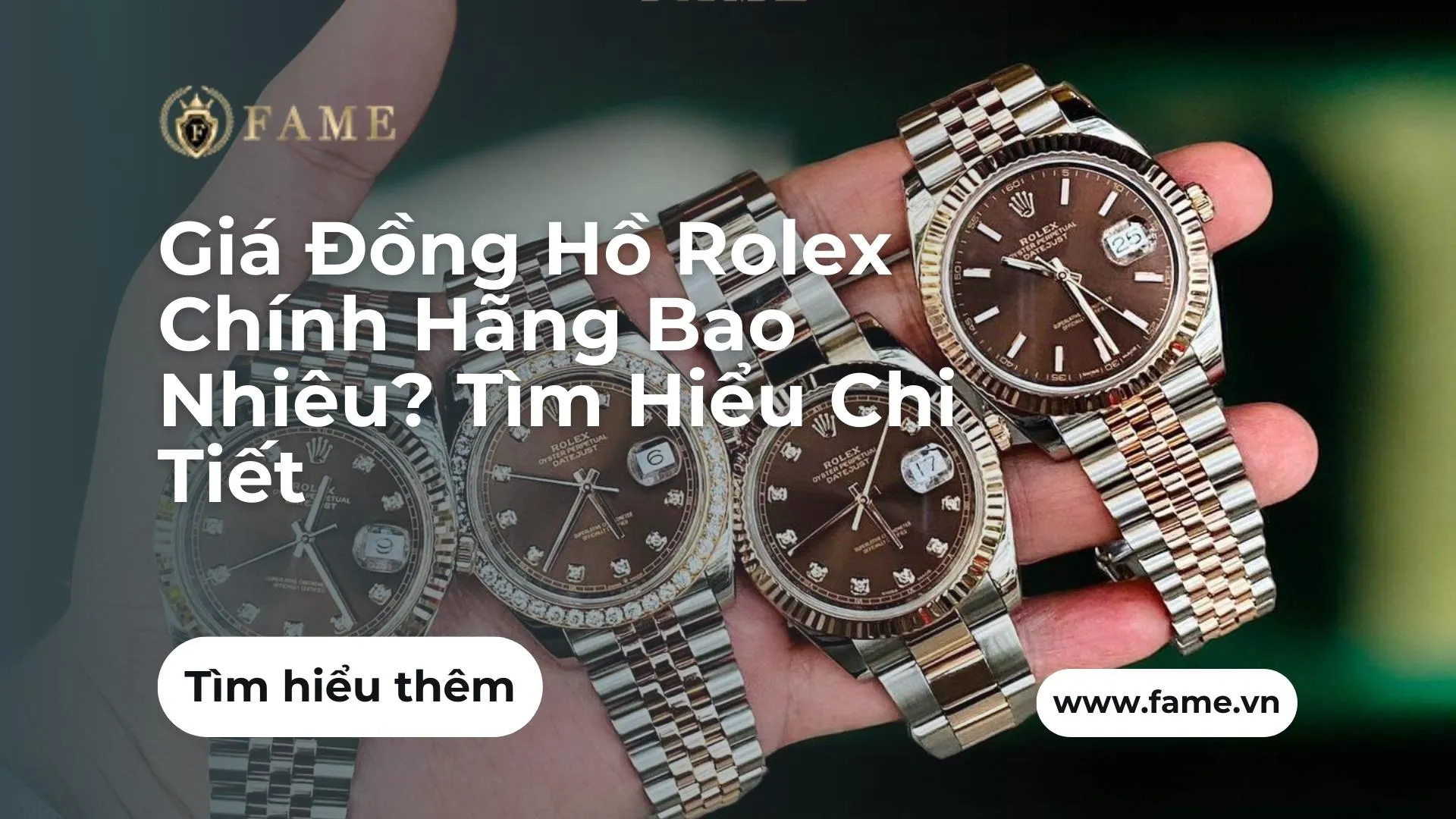 Giá Đồng Hồ Rolex Chính Hãng Bao Nhiêu? Tìm Hiểu Chi Tiết