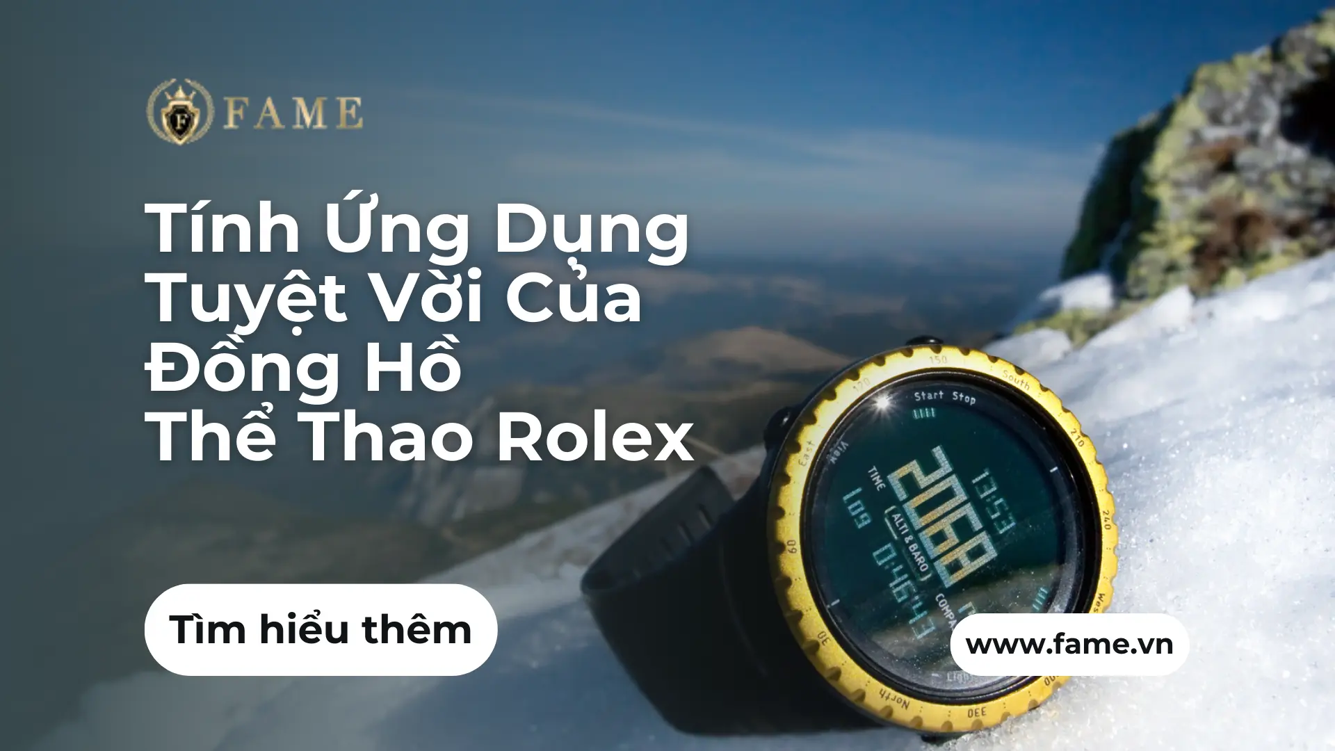 Tính Ứng Dụng Tuyệt Vời Của Đồng Hồ Thể Thao Rolex