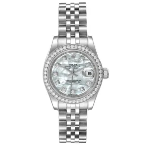 Đồng hồ Rolex Datejust 179384 26mm Steel White Gold MOP Diamond