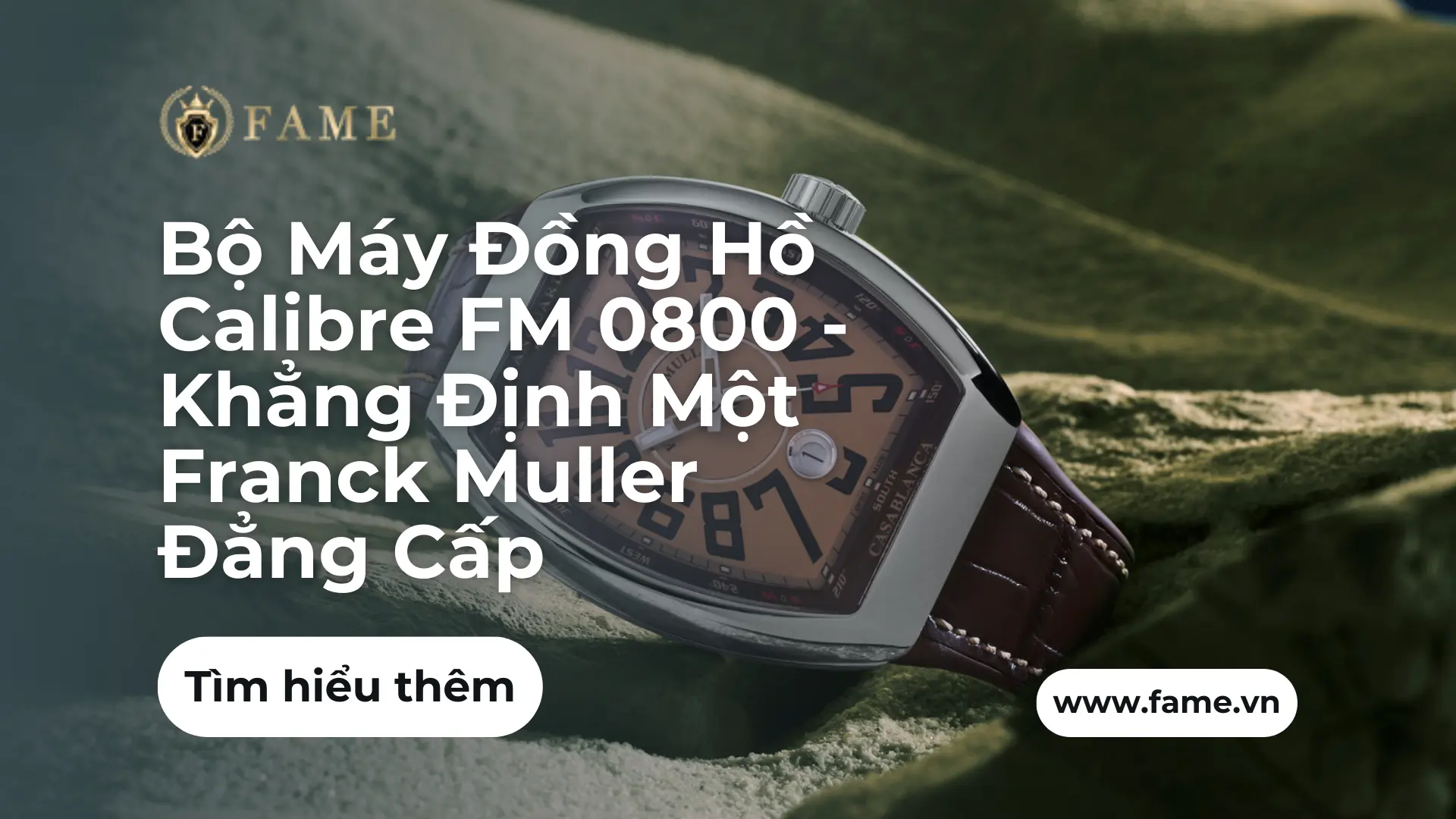 Bộ Máy Đồng Hồ Calibre FM 0800 – Khẳng Định Một Franck Muller Đẳng Cấp